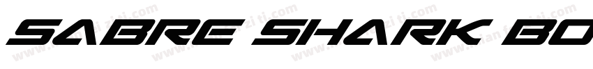 Sabre Shark Bold字体转换